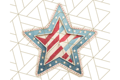 Patriotic Star Clipart PNG, Stars 4th of July PNG Graphic Product Image 4