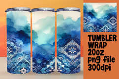 Exceptional 20oz Tumbler Design , Watercolor Patter Product Image 1