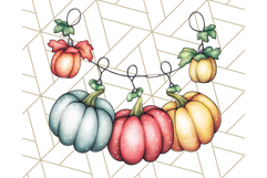 Fall Dinosaur PNG Clipart with Autumn Elements, Cute Dino Product Image 4