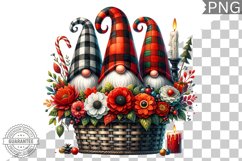 Christmas Gnome Sublimation - Clipart PNG Bundle Product Image 13