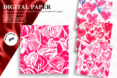 Heart Valentines Background Love Wallpaper Bokeh Backdrop_88 Product Image 1