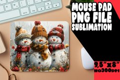 Festive Mouse Pad Gingerbread Man Art Product Image 1