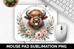 Cute Animals Mouse Pad Bundle, Sublimation Mouse Pad PNG Product Image 19