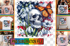 RADIANT Tote Bag Magic Ideas, Skull USA Product Image 1