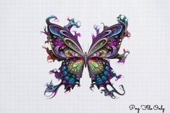 Smoke Butterflies Clipart PNG Product Image 1