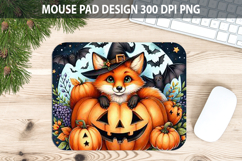Watercolor Fox Mouse pad Sublimation - Animal PNG Design Product Image 1