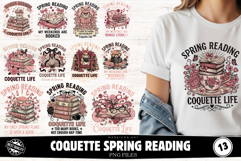Coquette Spring Reading Sublimation Product Image 1