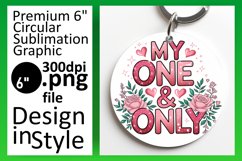 Sophisticated Circle Design for Sublimation , Valentines Product Image 1