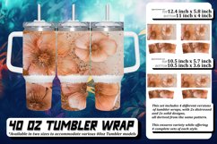 Gleaming Leopard Bloom Sublimation 40oz Product Image 1