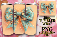 Joyful smiles 20oz tumbler wrap, Christmas Product Image 1