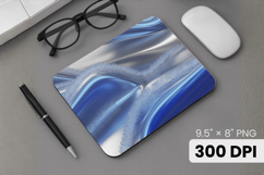 Winter Wonderland Snowflake PNG, Icy Tree Mouse Pad Design Product Image 1