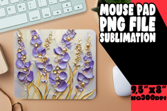 Timeless desk PAD Classic Design, 3D Flower Product Image 1
