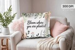 Inspirational Quotes Pillow PNG Motivational PNG Sublimation Product Image 1