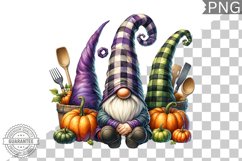Halloween Kitchen Gnome Sublimation - Clipart PNG Design Product Image 1