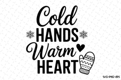 Colf Hands Warm Heart Svg | Christmas Svg | Svg Cut Files Product Image 1