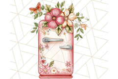 Cottagecore Kitchen Clipart, Vintage Country Floral Kitchen Product Image 4