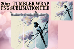 Sweet Joy 20oz tumbler wrap, Birds Product Image 1