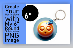 Beautiful Circle PNG for Sublimation , 3D Emoji Product Image 1