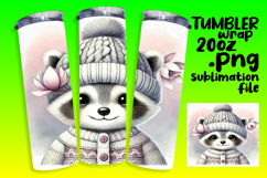 DYNAMIC PNG for 20oz Tumbler , Cute Animals Product Image 1