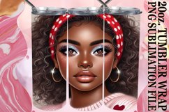 Inspiring sunsets 20oz tumbler wrap, Love Girl Product Image 1