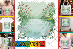 LUMINOUS Tote Bag Sublimation Ideas, Spring Product Image 1