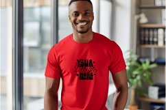 Gildan 64000 Tshirt Mockup, Black Tshirt Mockup 64000 Product Image 1
