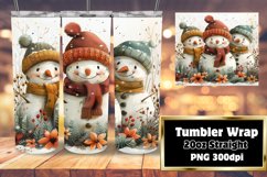 Holiday Gingerbread Tumbler Wrap 20oz Winter Art Product Image 1