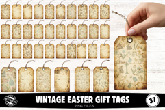 Easter Gift Tags Clipart Product Image 1