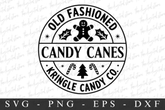 Old Fashioned Candy Canes Svg | Christmas svg Product Image 1