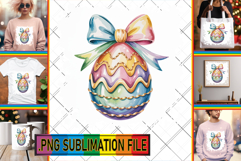 Elegant TSHIRT PNG Art, Easter Egg Product Image 1