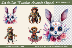 Da de Los Muertos Animals PNG Product Image 1
