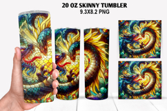 Skinny Tumbler 20oz Wrap Design, Valentine Tumbler PNG Product Image 1