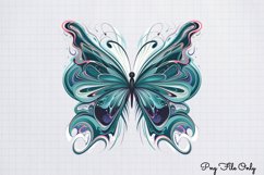 Smoke Butterflies Clipart PNG Product Image 1