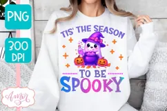 Spooky Season PNG for sublimation | Cute Halloween shirt PNG Product Image 5