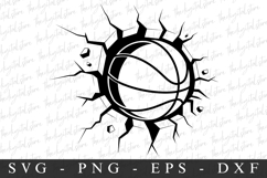 Basketball SVG | SVG Cut files | Cricut Product Image 1