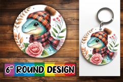 Radiant Sublimation Ornaments, Dino Product Image 1