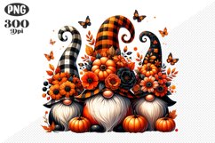 Halloween Gnomes Sublimation - Clipart PNG Design Product Image 1