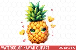 Watercolor Kawaii Clipart Product Image 1