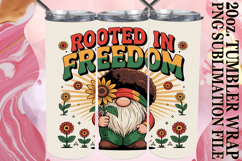 Cozy Escapes 20oz tumbler wrap, Juneteenth Product Image 1