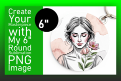 Sophisticated Round Design Car Coaster , Beauty Woman Product Image 1