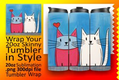Tumbler Adventures with Cats: Sublimation Joy Product Image 1