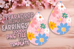 Boho Chic Springtime Blossom Serenity Teardrop Earring Product Image 1