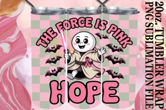 PRESENT OF HAPPINESS 20oz TUMBLER WRAP, Ghost Cancer Product Image 1