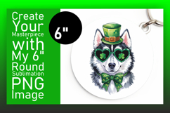 Lovely Round Design for Sublimation , St Patrick Product Image 1