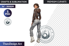 Alpine Winter Sports Fashion and Cabin Clipart PNG Product Image 1