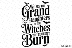 We are the Grand Daughters of the Witches Svg | Halloween Product Image 1