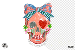 Halloween Skull Clipart Product Image 1