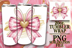 WHIMSICAL ESCAPES 20oz TUMBLER WRAP, Easter Bow Product Image 1