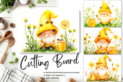 Gnome Cutting Board Kitchen Fall Autumn Chopping Board_88 Product Image 1