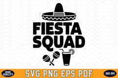 Fiesta Squad SVG | Quotes | SVG Cut files Product Image 1